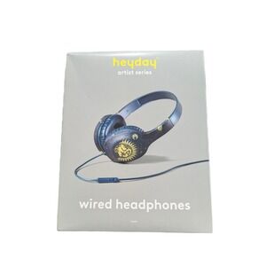 Z2-N heyday Wired On-Ear Padded Headphones Built In Microphone 4ft cable - Chiny